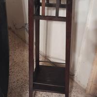 mobile colonnina porta vasi fioriera in legno

