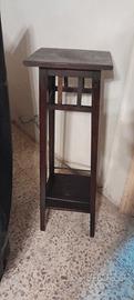 mobile colonnina porta vasi fioriera in legno
