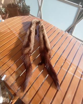 Visone naturale  stola/sciarpa vintage 