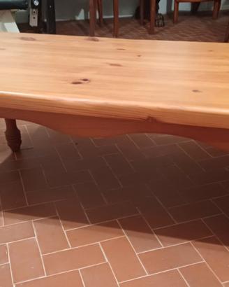 Tavolino salotto in legno massello