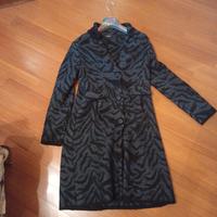 cappottino blu e nero