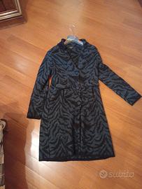 cappottino blu e nero