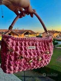 🌸 Borsa Crochet fatta a mano con ciliegie 🌸