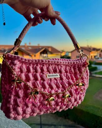 🌸 Borsa Crochet fatta a mano con ciliegie 🌸