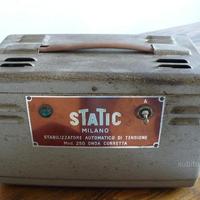 STATIC stabilizzatore elettronico tensione antico