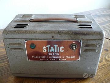 STATIC stabilizzatore elettronico tensione antico