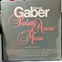 GIORGIO GABER SPETTACOLO TEATRALE RARO 2MC