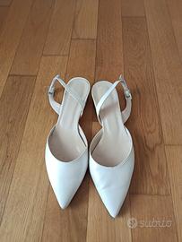 scarpe da sposa bianche 