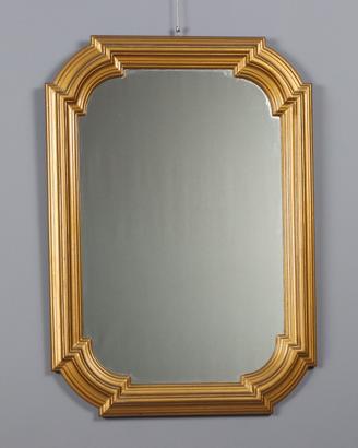 Specchio con Cornice in Legno Dorata