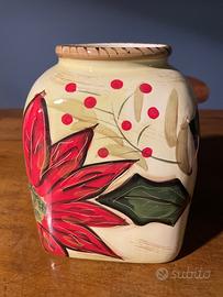 Vaso da fiori natalizio