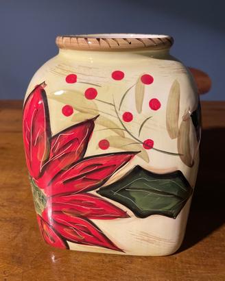 Vaso da fiori natalizio