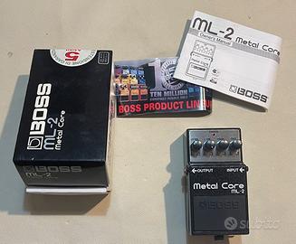 Boss ML-2 Metal Core, effetto distorsione chitarra
