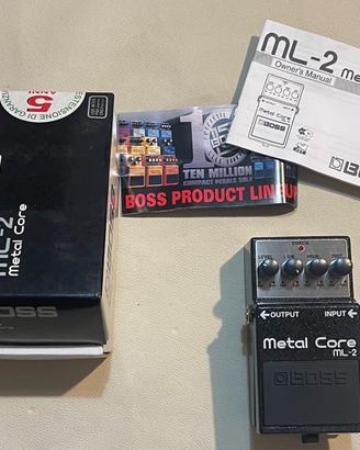 Boss ML-2 Metal Core, effetto distorsione chitarra