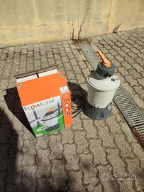 Pompa piscina Bestway, scaletta esterna e telo