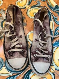 Converse basse fantasia tempesta viola bianca 39
