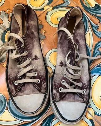 Converse basse fantasia tempesta viola bianca 39