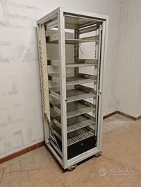 Server Rack 19” con Ripiani + Ciabatta + Cassetto