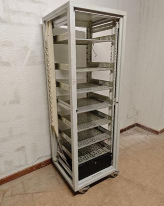Server Rack 19” con Ripiani + Ciabatta + Cassetto