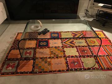 Tavolo basso in vetro curvato FiamItalia