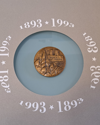 Medaglia bronzo commemorativa