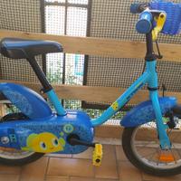 Bicicletta blu decathlon bambino