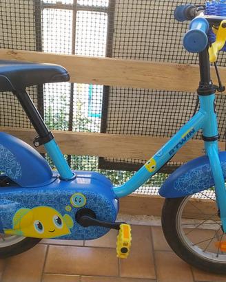Bicicletta blu decathlon bambino