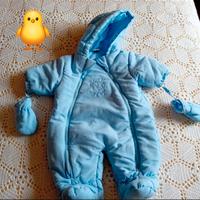 Tutona azzurra tg 1-3 mesi