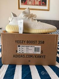 Yeezy boost 350 v2 bianche, nuove