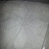 Coperta matrimoniale lavorata all' uncinetto