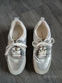 sneakers Fornarina argento/grigie taglia 37