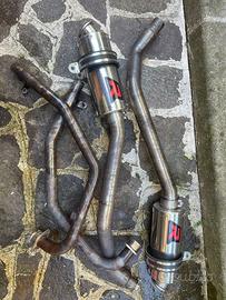 Scarico dominator Yamaha xt660 motard