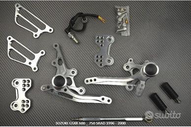 Pedane arretrate SUZUKI GSXR 600 / 750 1996 - 2000