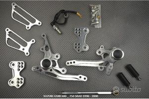 Pedane arretrate SUZUKI GSXR 600 / 750 1996 - 2000