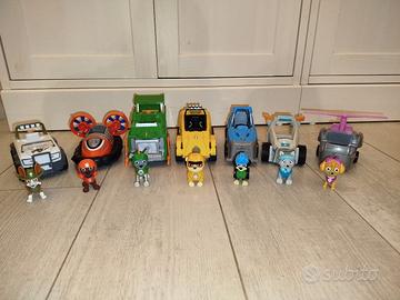 Mega Set PAW PATROL - 7 Veicoli + 7 Personaggi
