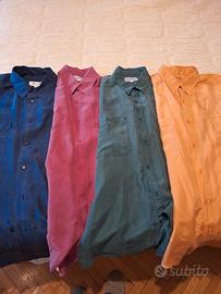 camicie uomo in seta pura