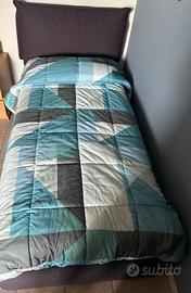 Letto singolo con contenitore