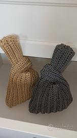 borsa nodo giapponese uncinetto