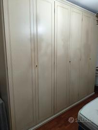 armadio classico Shabby Chic a 6 ante battenti