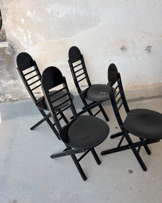 Sedie pieghevoli design anni ’60
