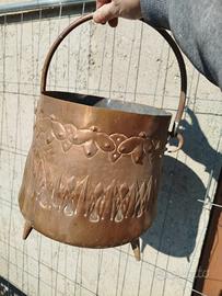 PORTA GHIACCIO/SECCHIO IN RAME