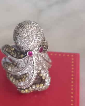 Anello Polpo argento 925