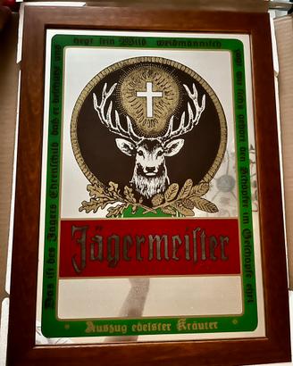 Specchio Jägermeister - raro da collezione