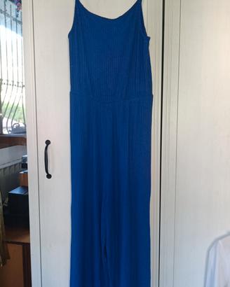 Completino blu elettrico pantalone lungo 