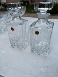 Bottiglie in cristallo
