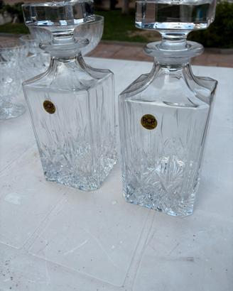 Bottiglie in cristallo