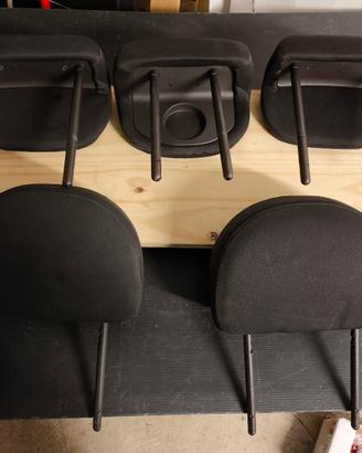 Set completo 5 poggiatesta Lancia Musa originali