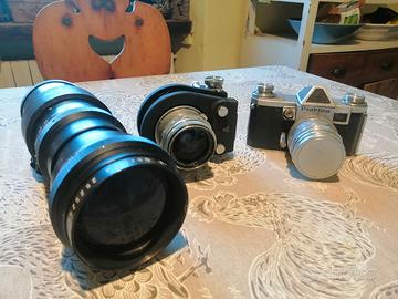 Fotocamera Praktina Fx e Obiettivi