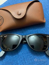 Occhiali rayban wayfarer neri vintage