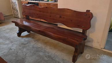 panca il legno massello pregiato 