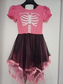 halloween vestito scheletro